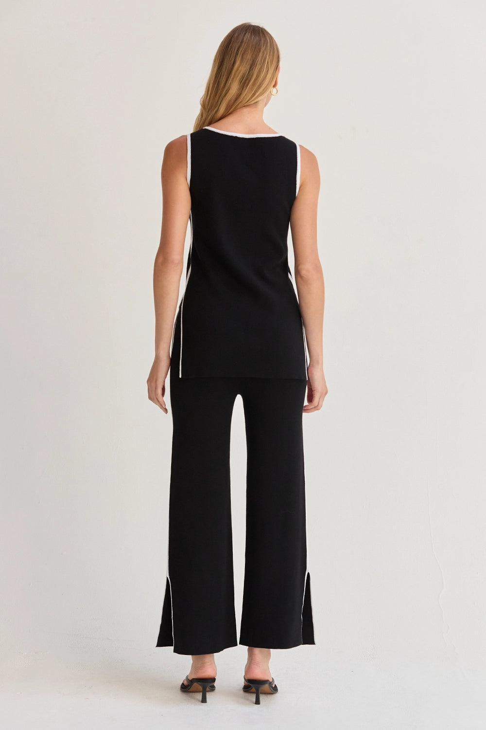 Lenny Contrast Sweater Knit 2-Piece Set