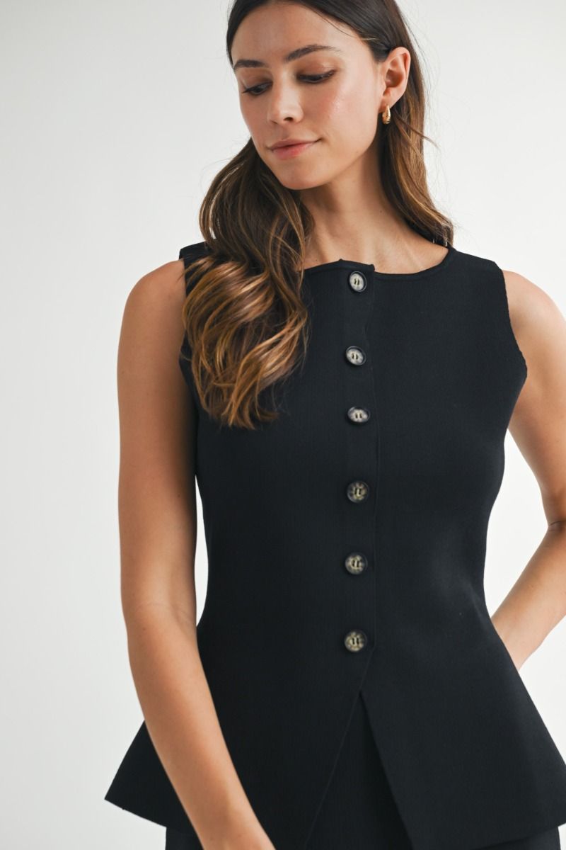 Structured Vest and Mini Skirt (PREORDER)