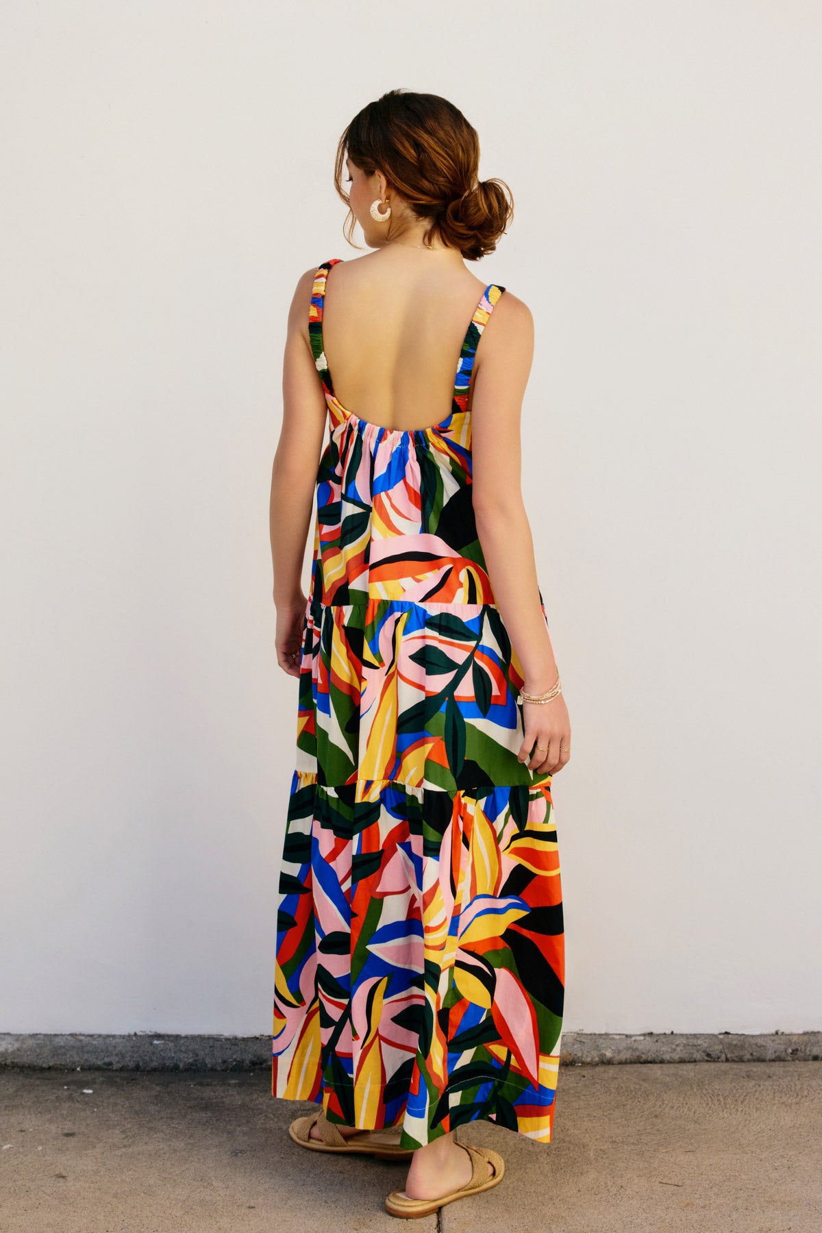 Tropical Tiered Sundress