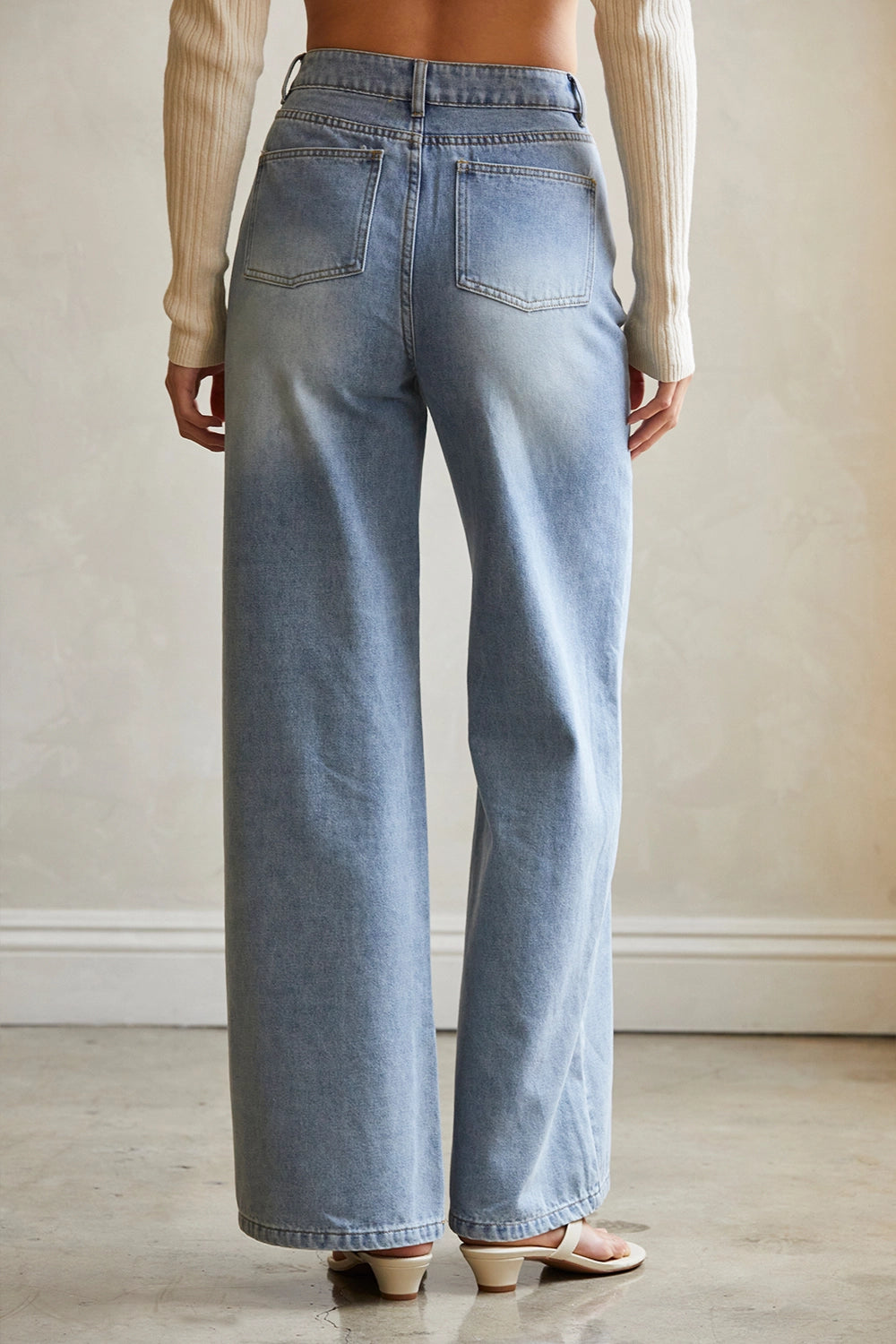 Danica Front Tie Denim Jeans