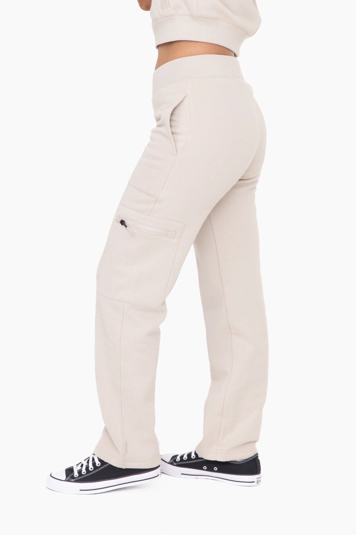 Brushed Fleece Cargo Lounge Pants