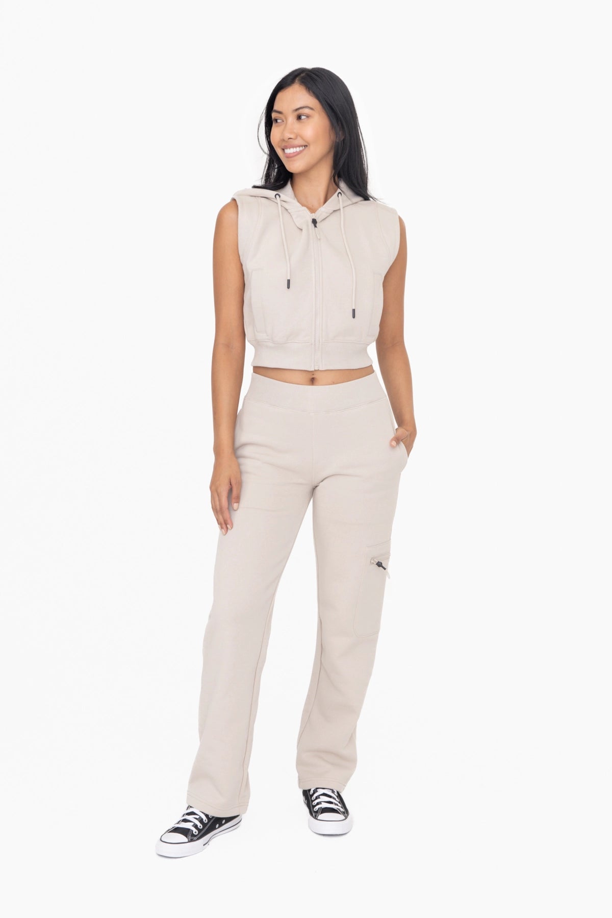 Brushed Fleece Cargo Lounge Pants
