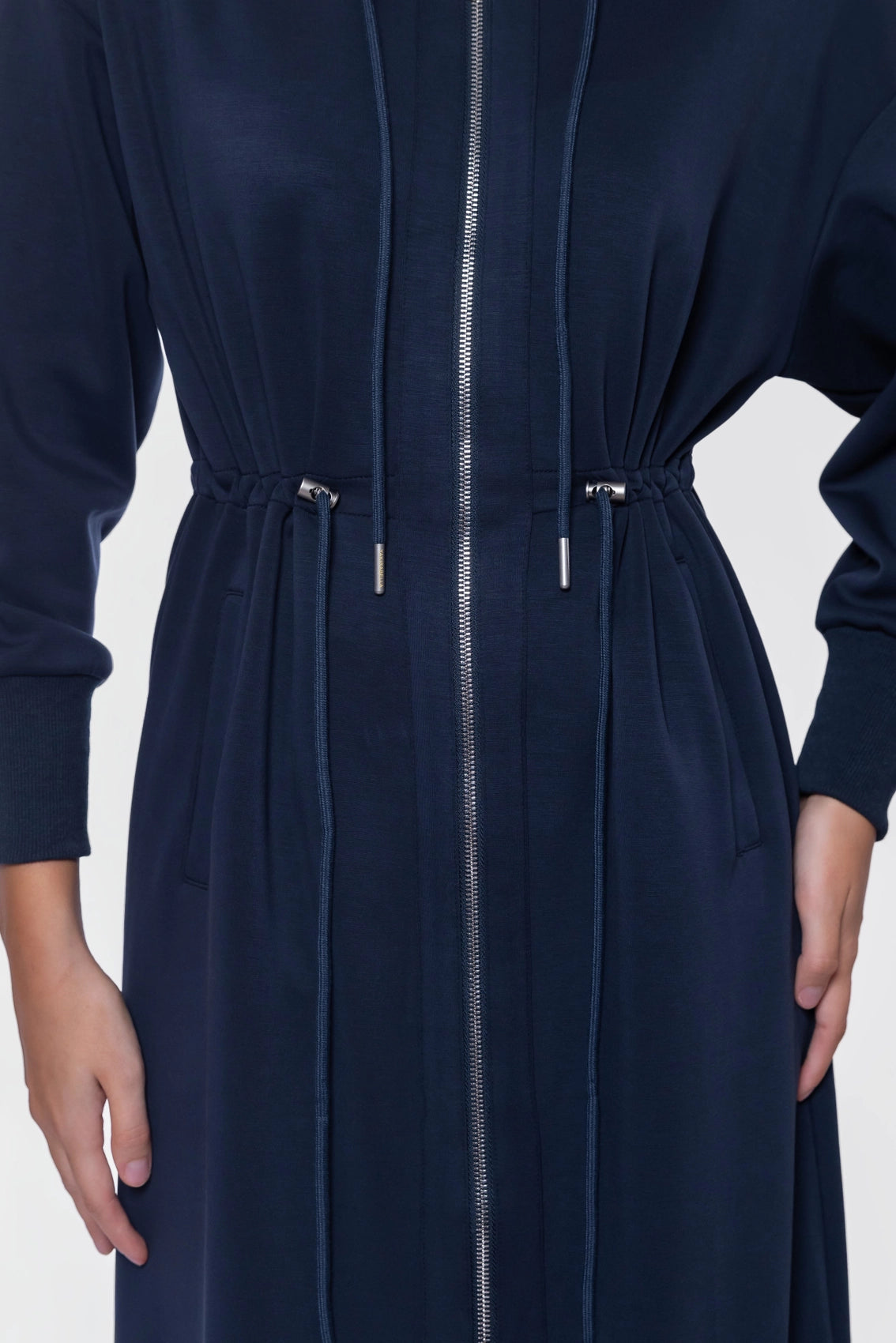 Mina Dress (50") Navy