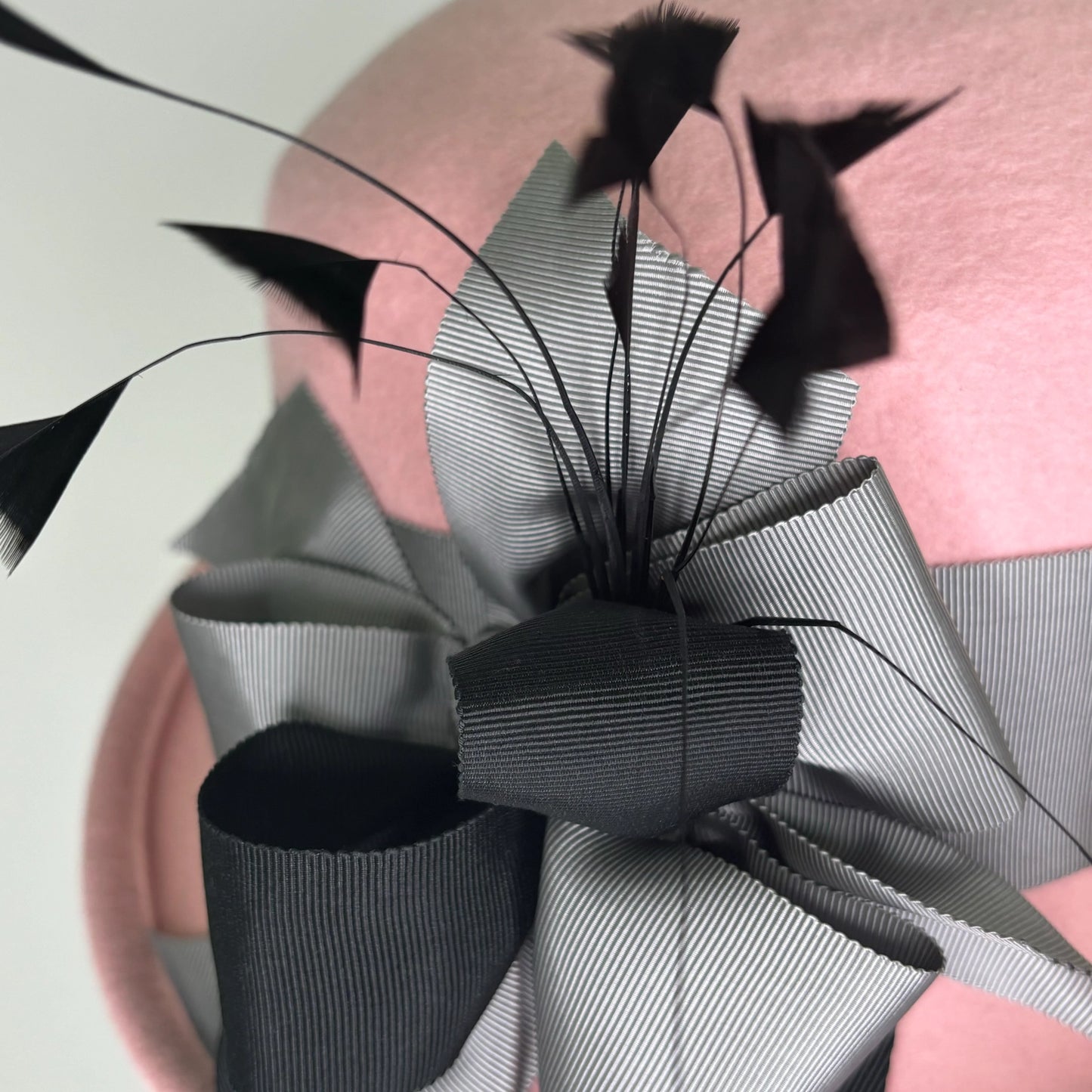 Wool Top Hat with Grosgrain Ribbon