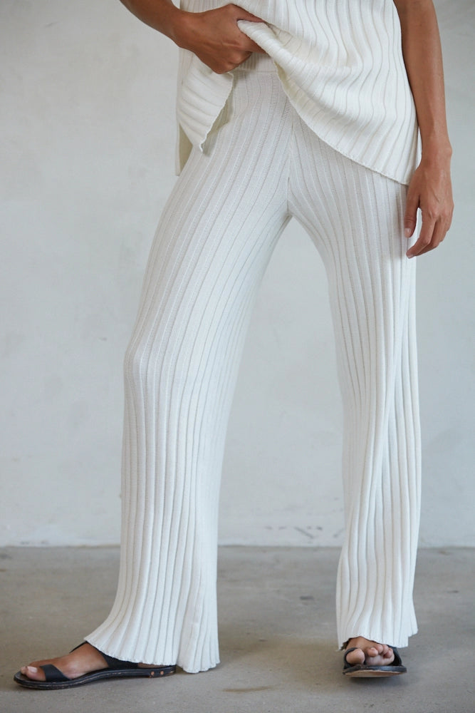 Ribbed Mock Neck Lounge Set