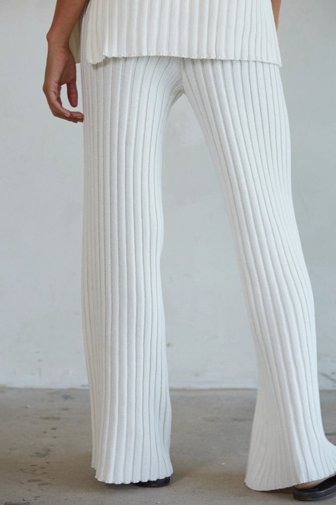 Ribbed Mock Neck Lounge Set