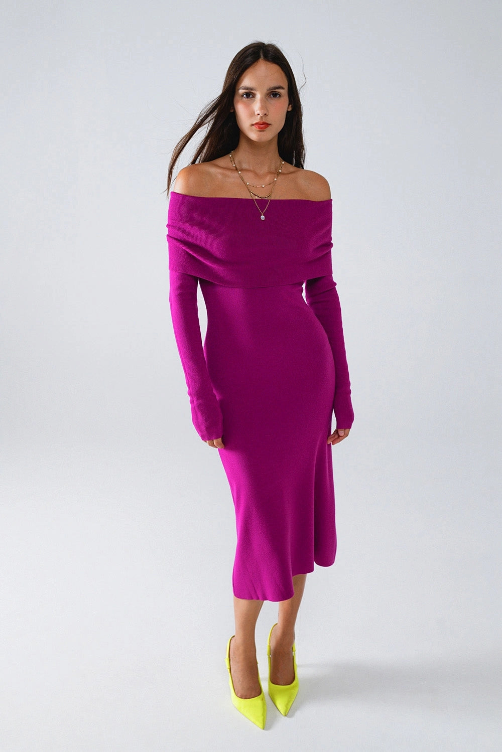 Bodycon Off Shoulder Dress