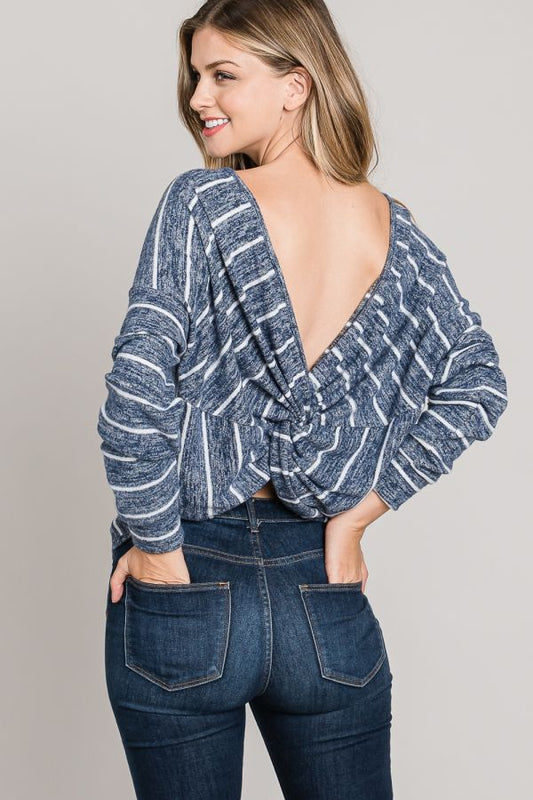 Twist Back Top