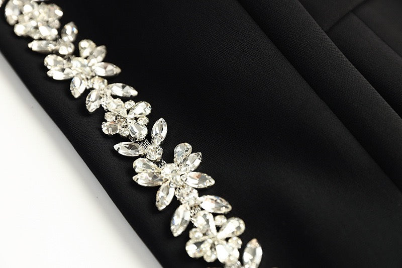 Jewel Sleeve Blazer Pantsuit