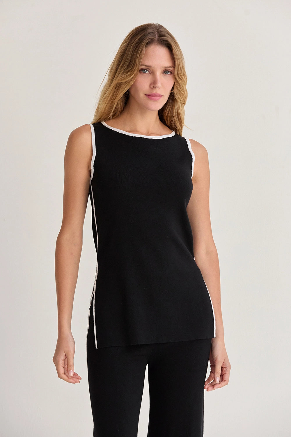 Lenny Contrast Sweater Knit 2-Piece Set