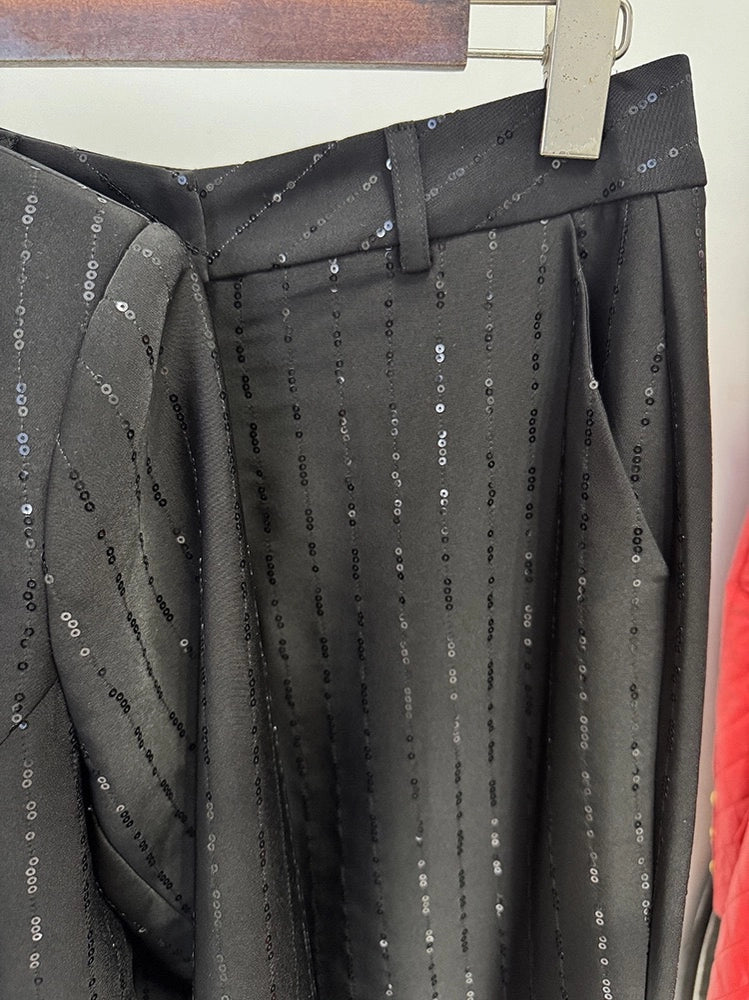 Sequin Embellished Jacket and Pants