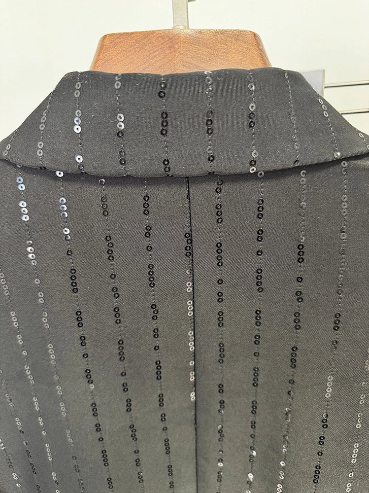 Sequin Embellished Jacket and Pants