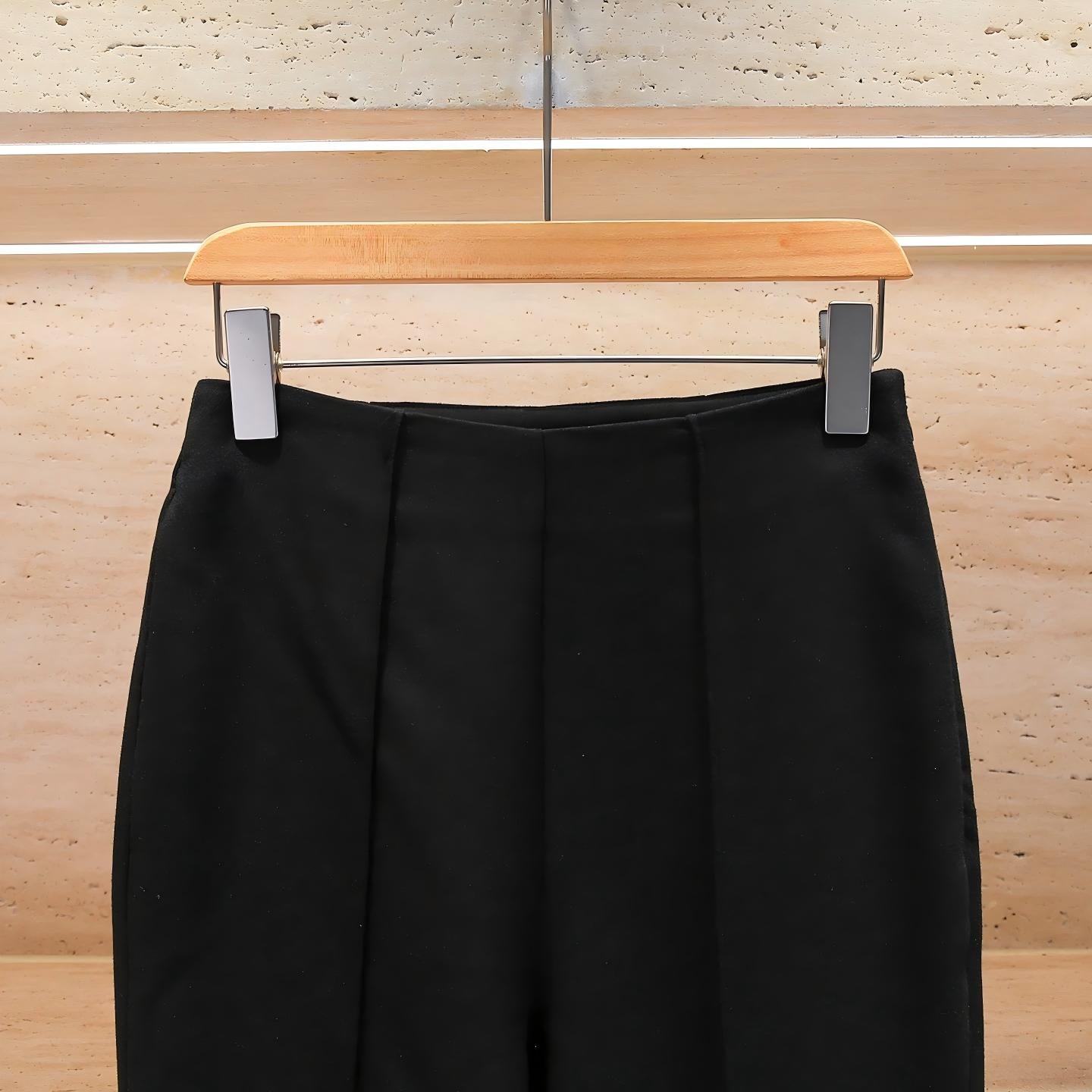 Wool Blend Double-breasted Blazer Pantsuit