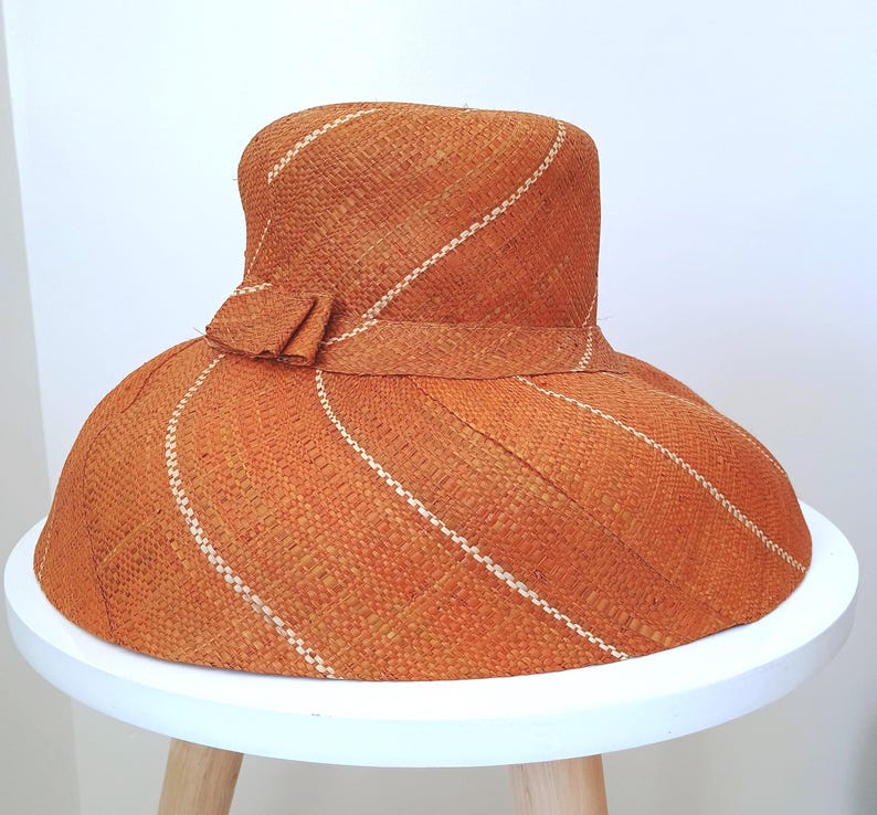 Raffia Straw Lightweight Sun Hat - Brown