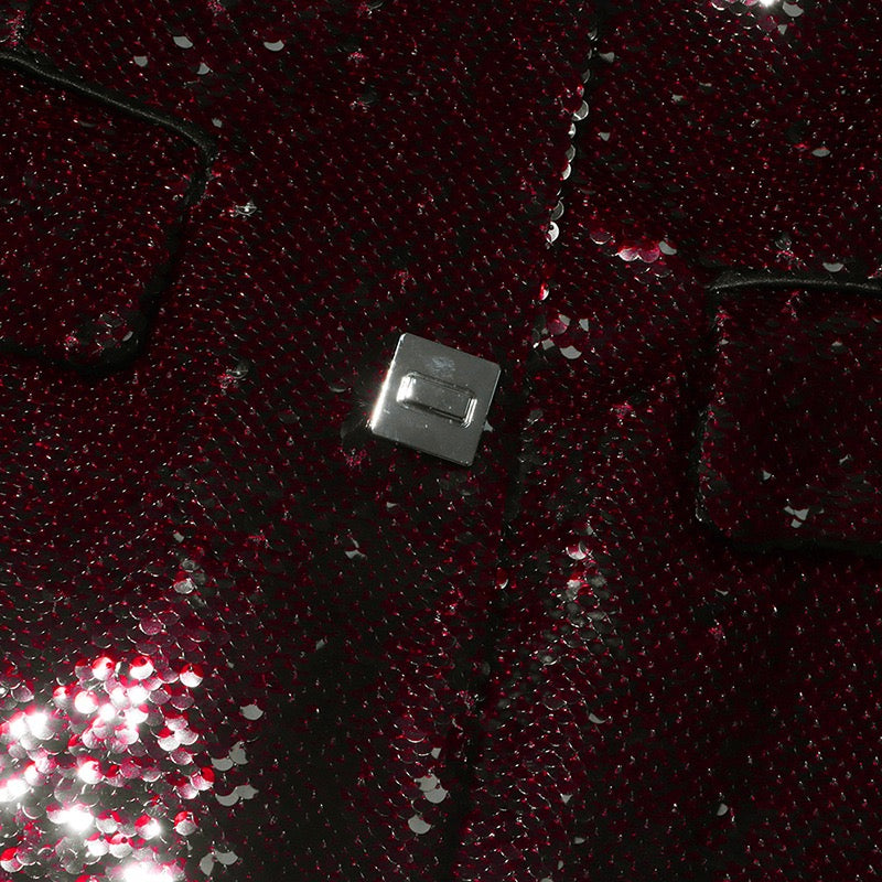 Sequin Fitted Waist Blazer