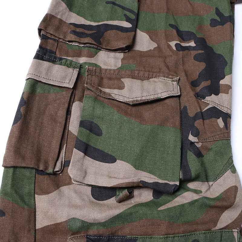 Camouflage Strapless Wide-Leg Jumpsuit