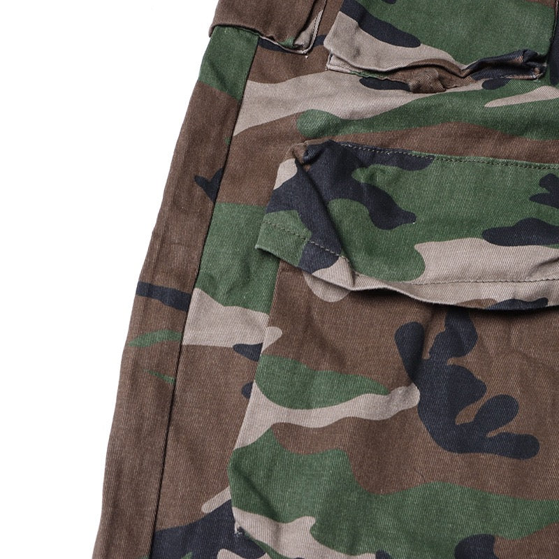 Camouflage Strapless Wide-Leg Jumpsuit