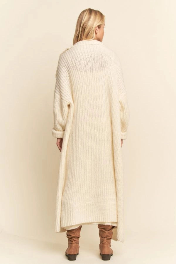 Cable Knit Cardigan and Dress Set