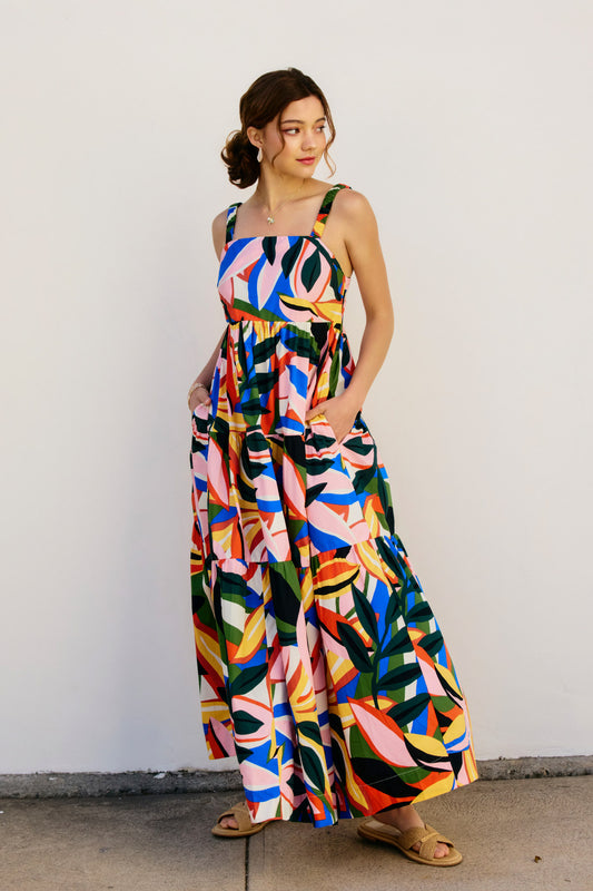 Tropical Tiered Sundress