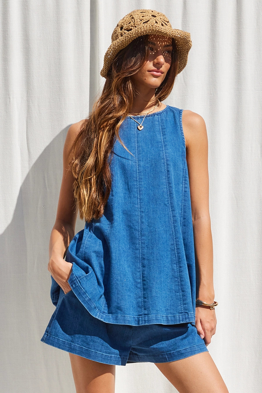 A-Line Denim Set