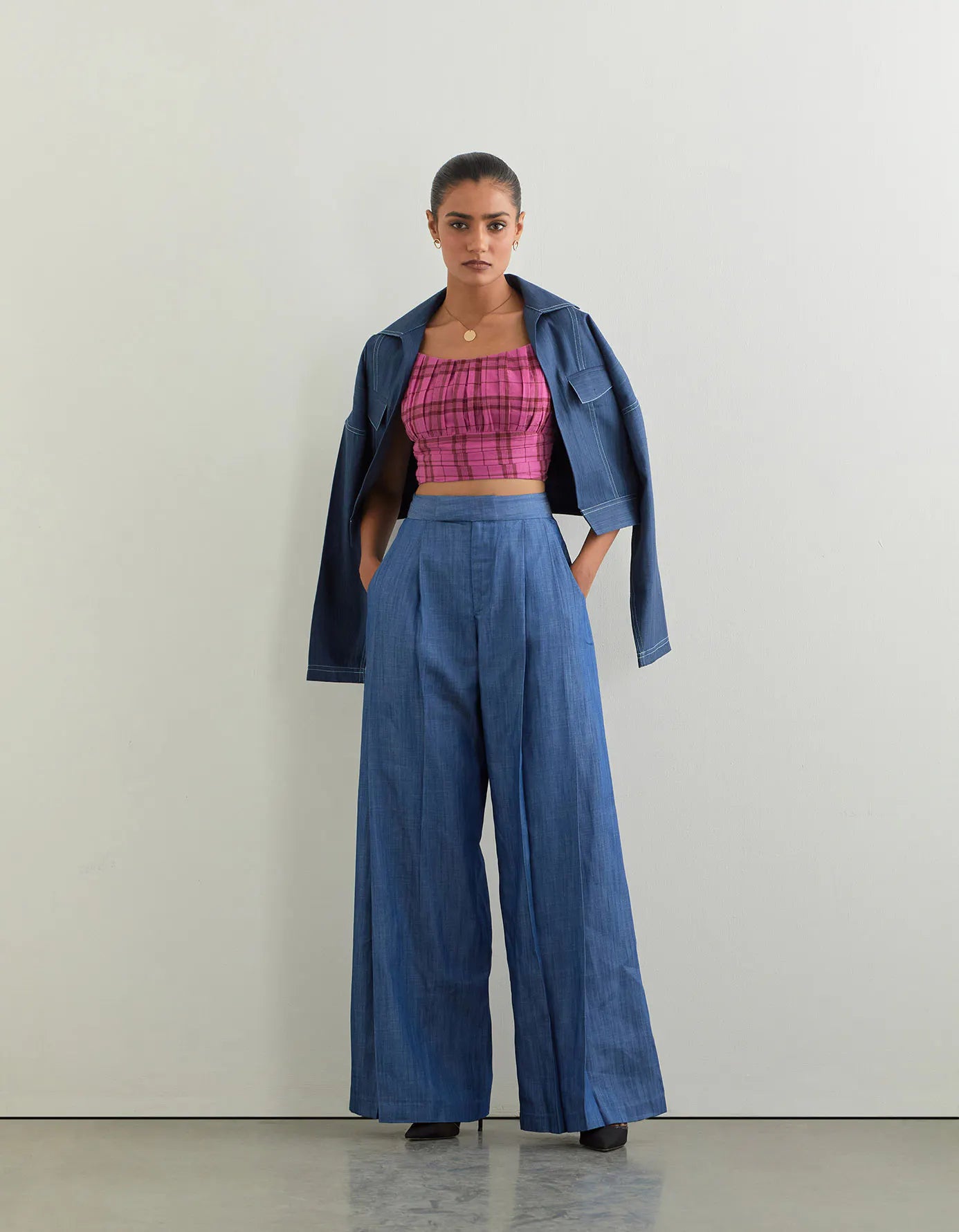 Flow Pants in Tencel Denim