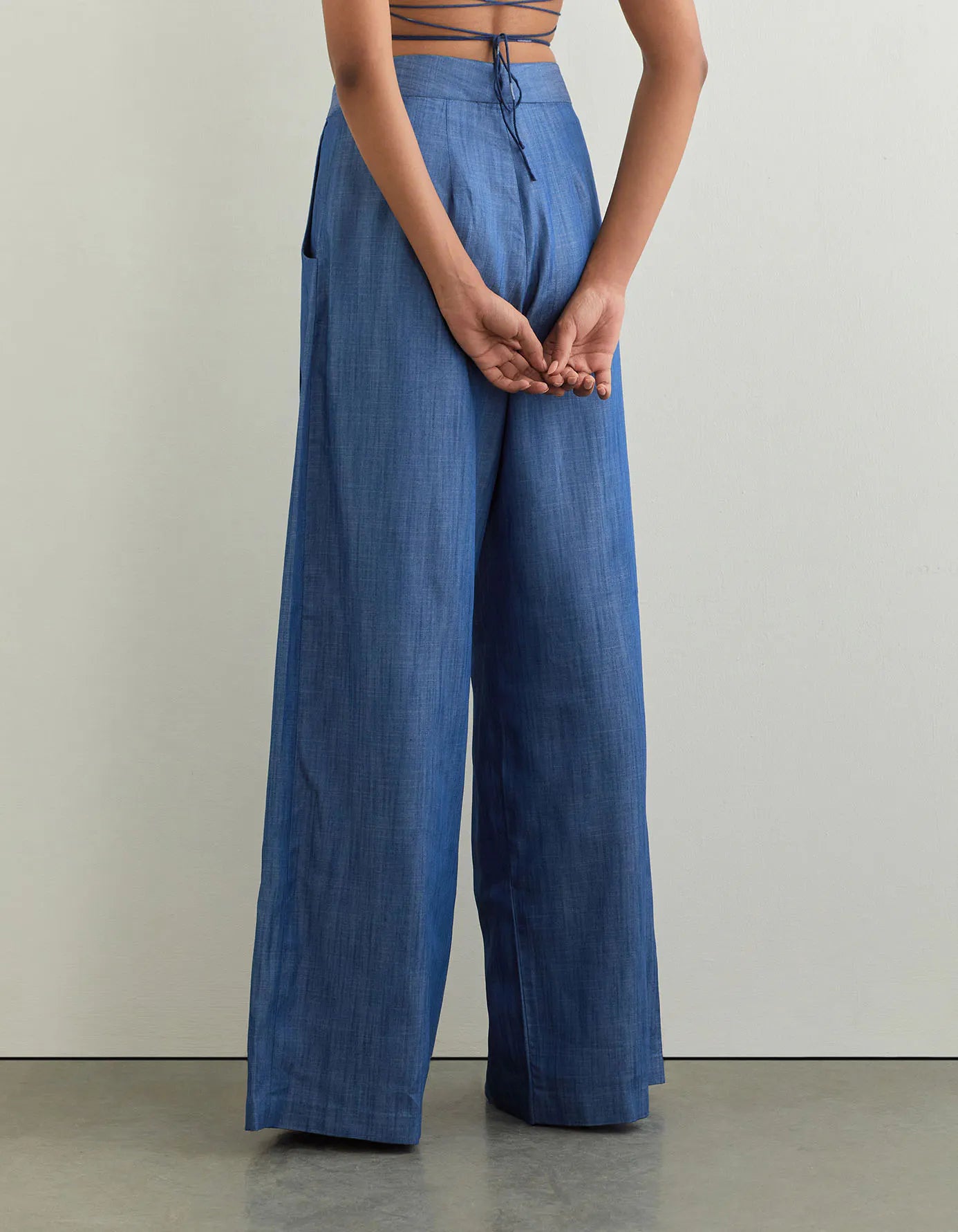 Flow Pants in Tencel Denim