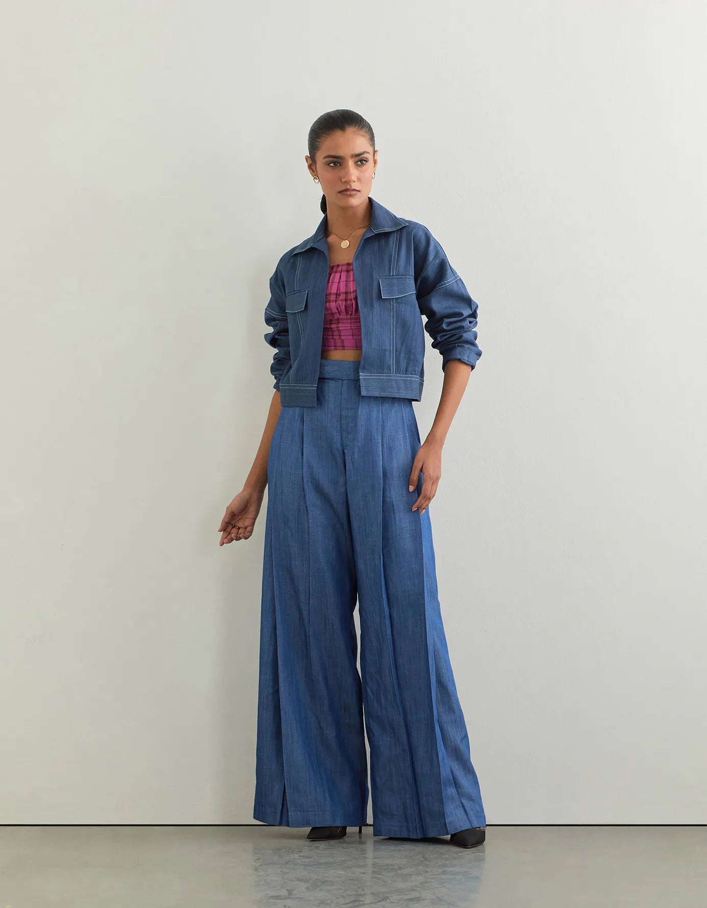 Flow Pants in Tencel Denim