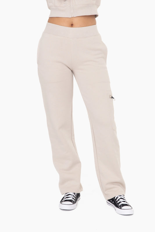 Brushed Fleece Cargo Lounge Pants