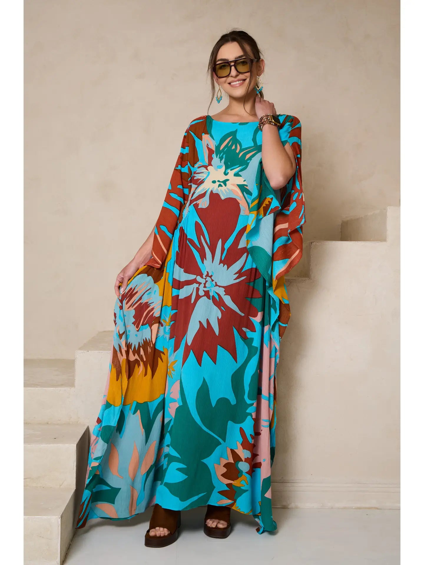 Flowery Kaftan