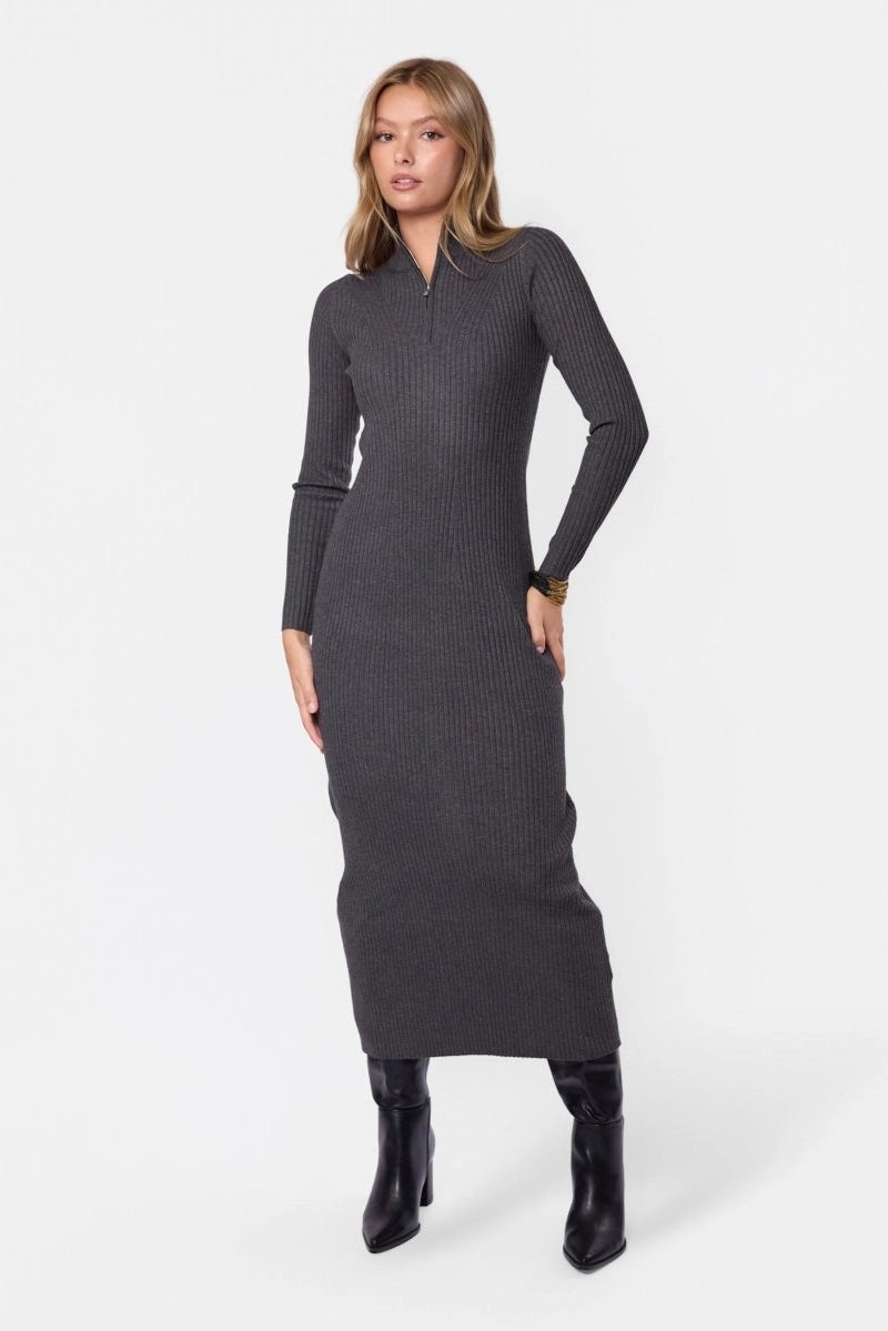 Sicilia Dress (Heather Grey)