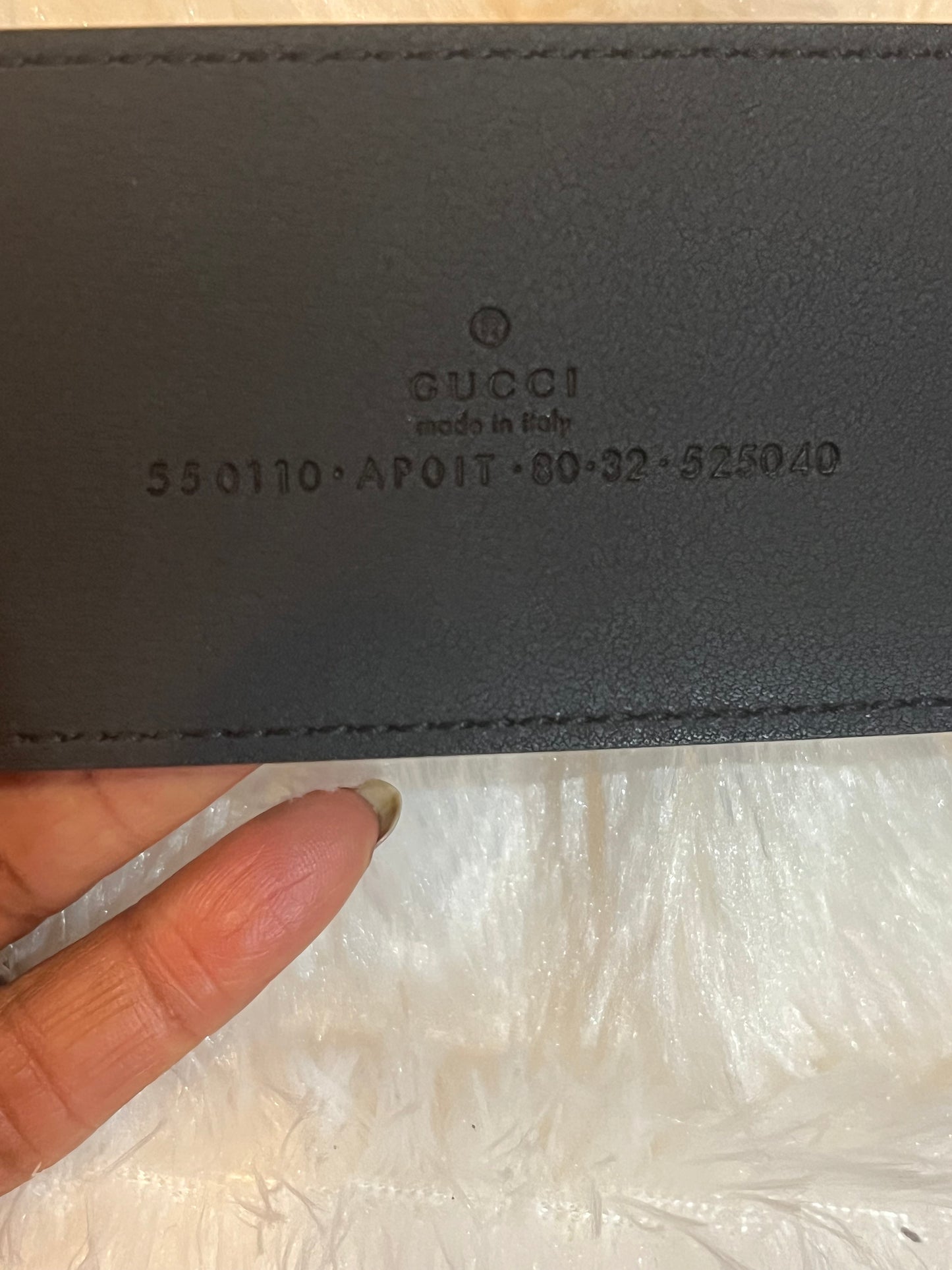 Gucci Crystal Large Double G Buckle Belt