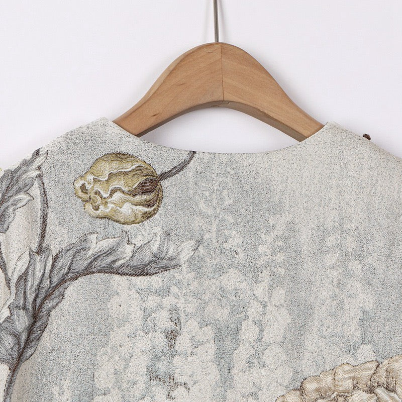 Handmade 3D Embroidered Beaded Coat