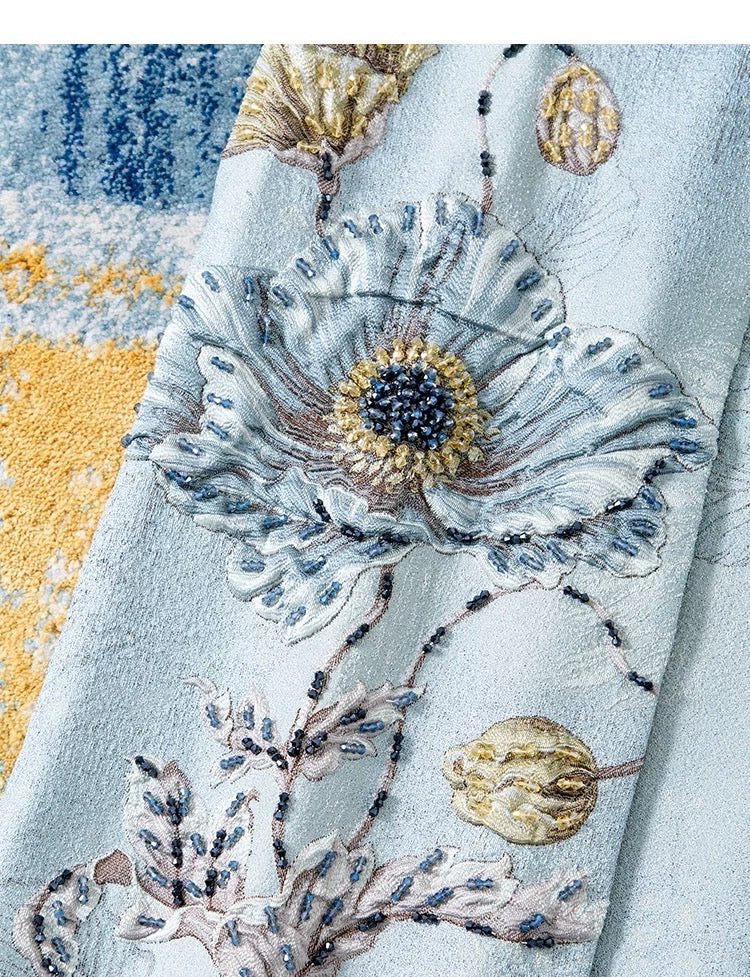 Handmade 3D Embroidered Beaded Coat
