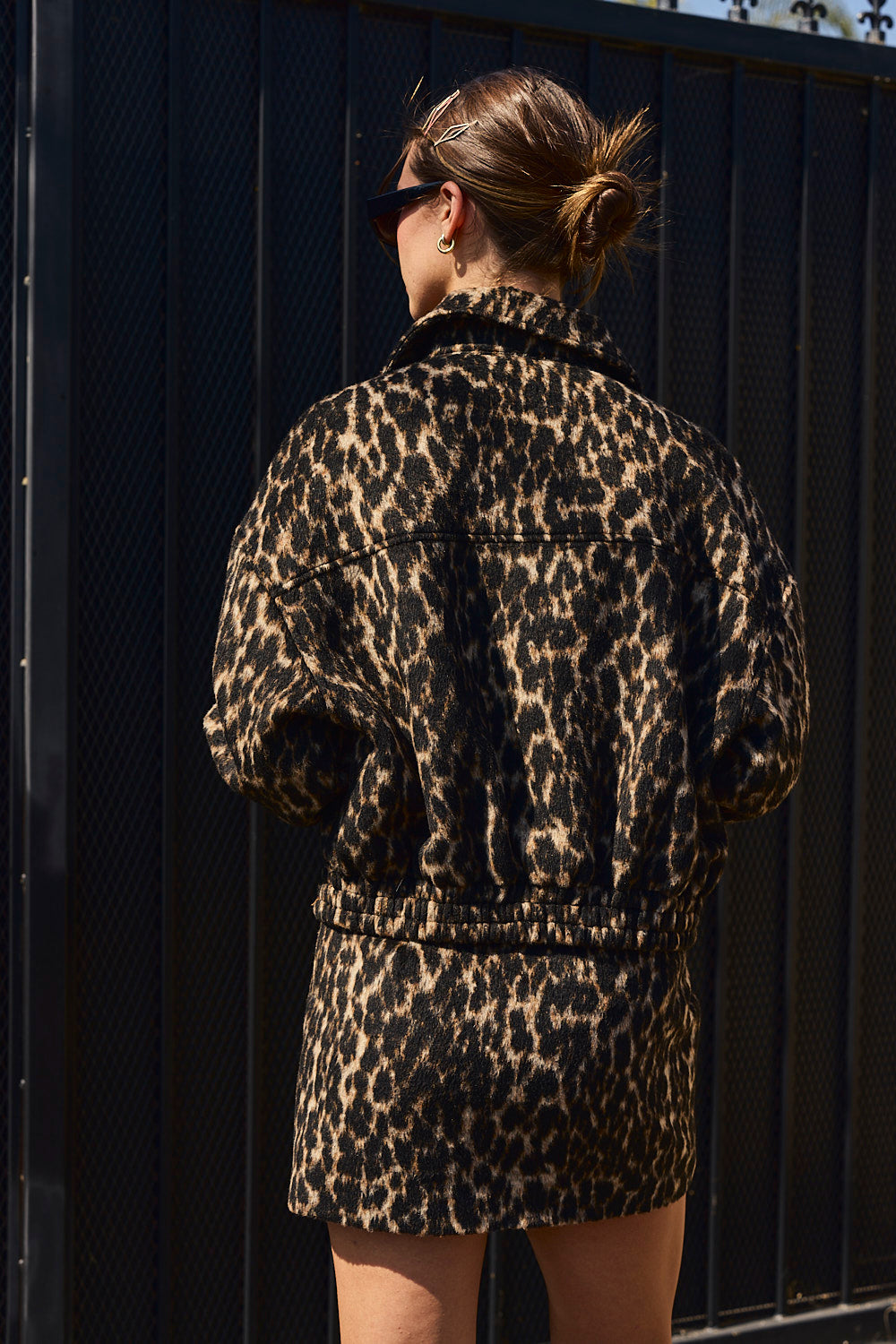 Vivian Leopard Print Jacket