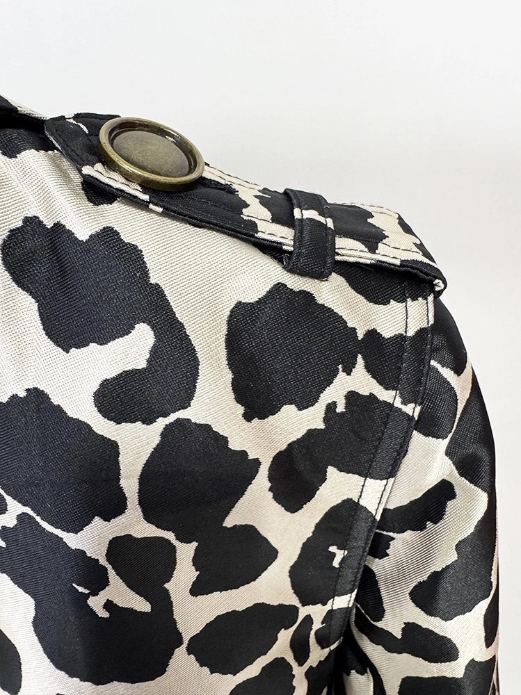 Leopard Trench w/Belt