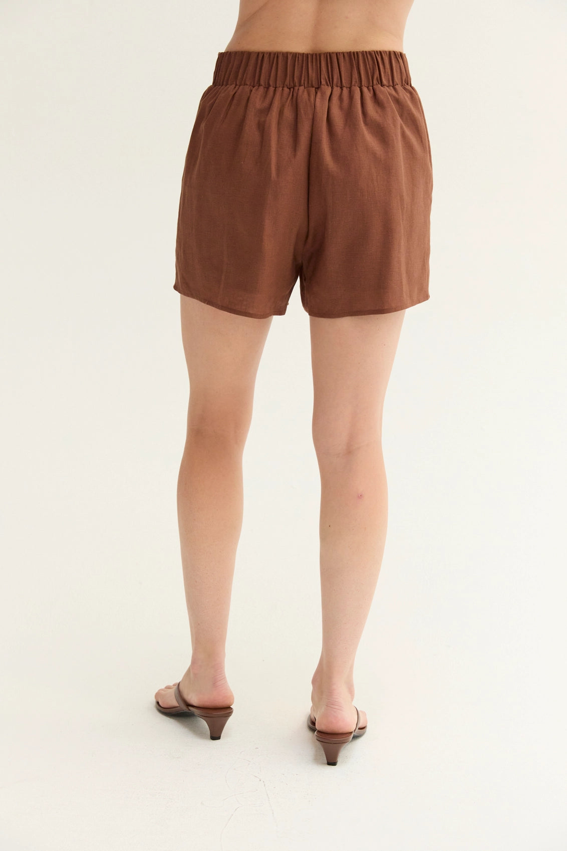 Isla Linen Blend Shorts - Imported