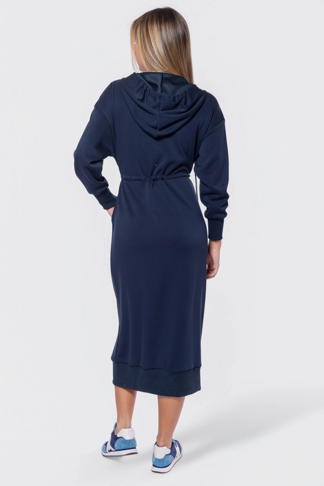 Mina Dress (50") Navy