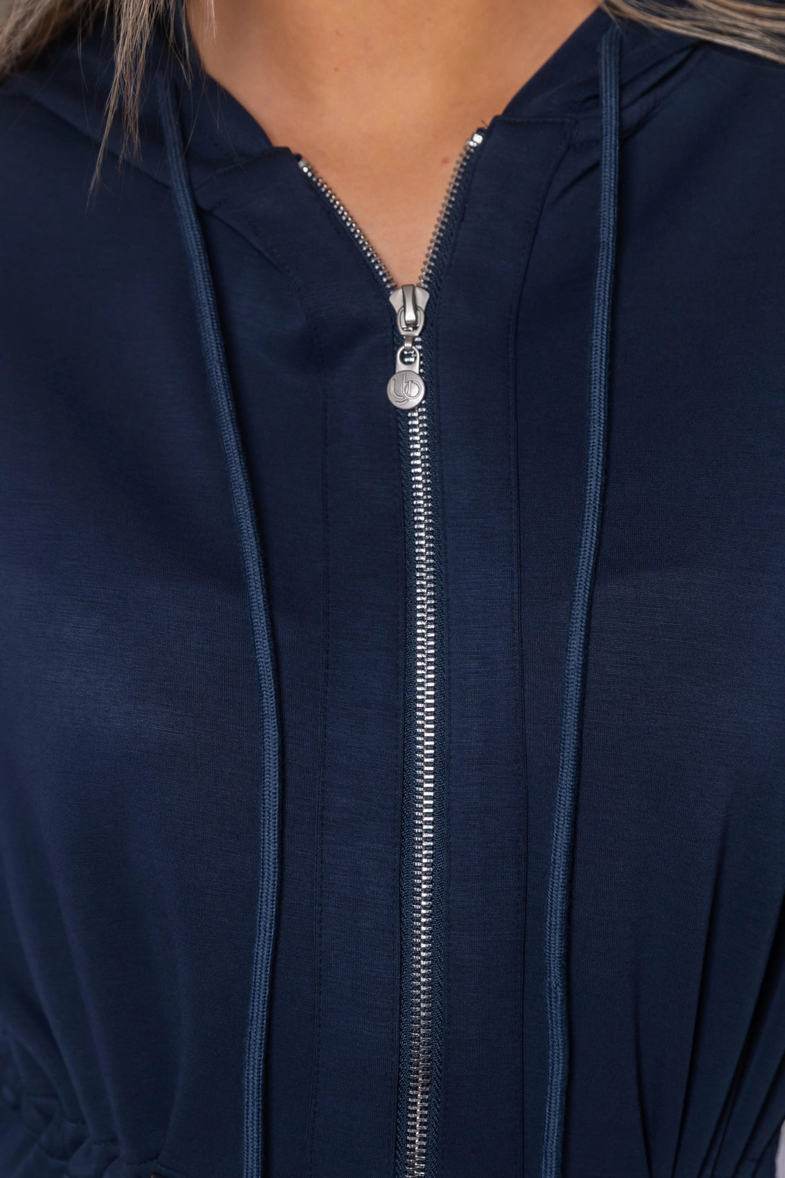 Mina Dress (50") Navy