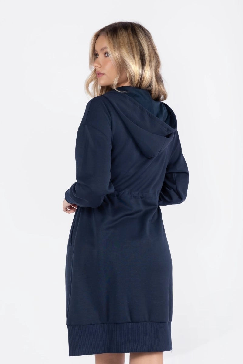 Mina Dress (40") Navy
