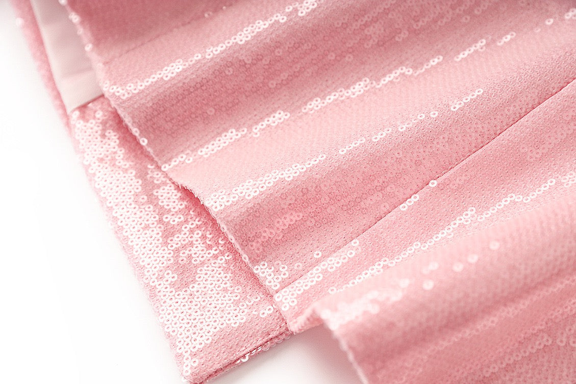 Pink Sequin Feather Blazer