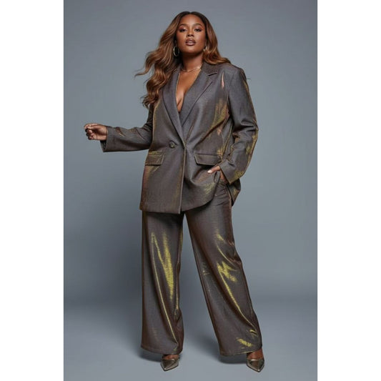 Iridescent Power Suit (Plus Sizes Available)