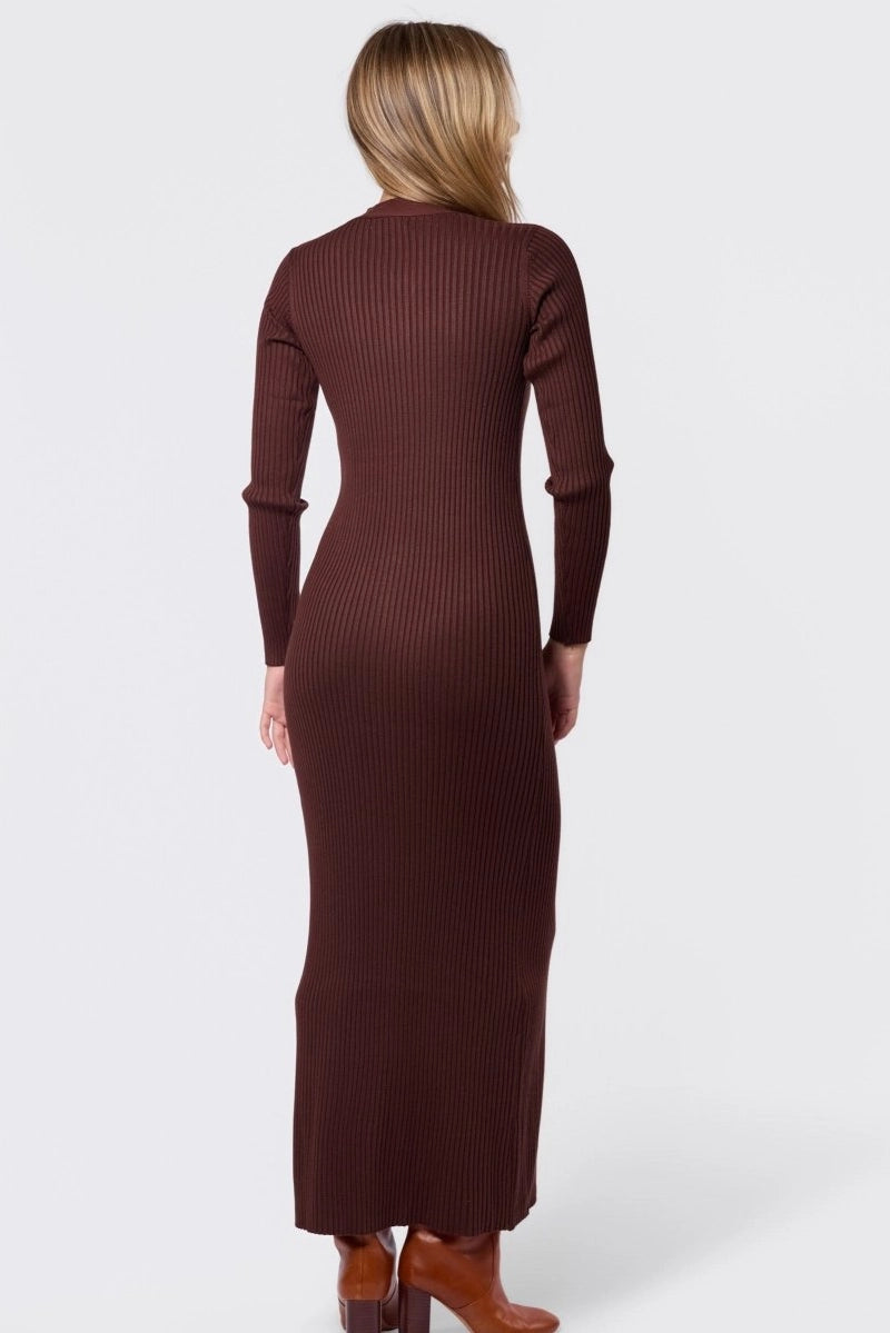 Kerry Dress (Dark Brown)
