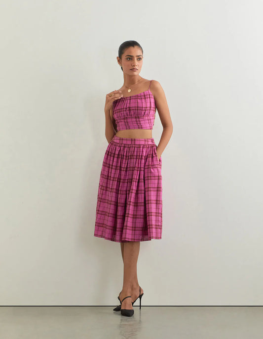 Lia Skirt - Fuschia