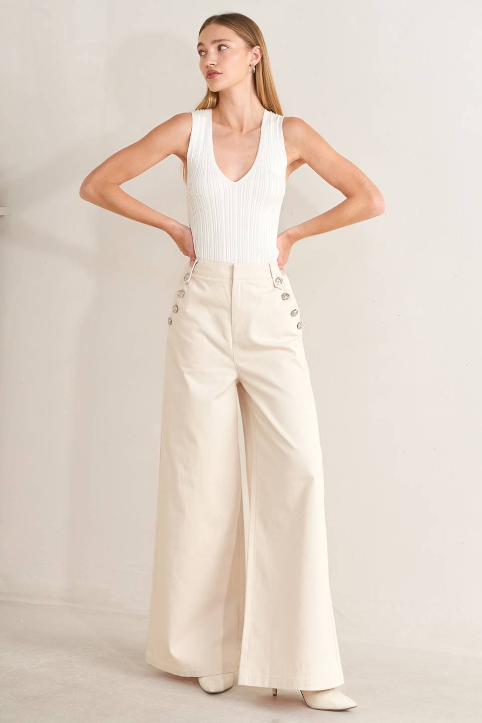 Solid Woven Pants