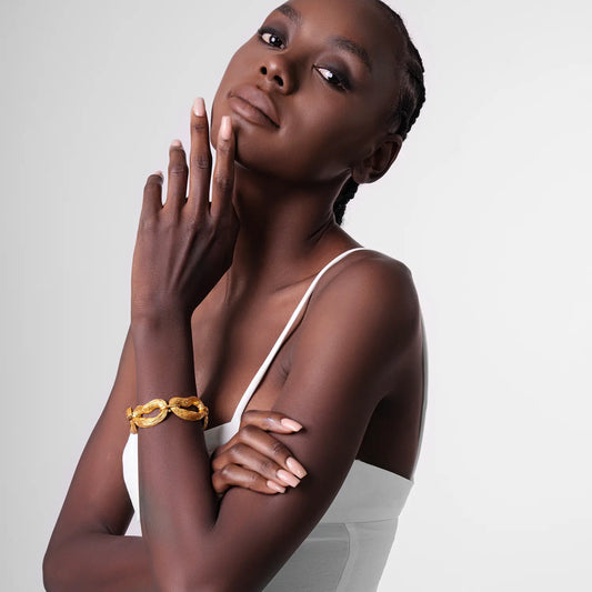 Sylvie Link Bracelet - Gold Tone