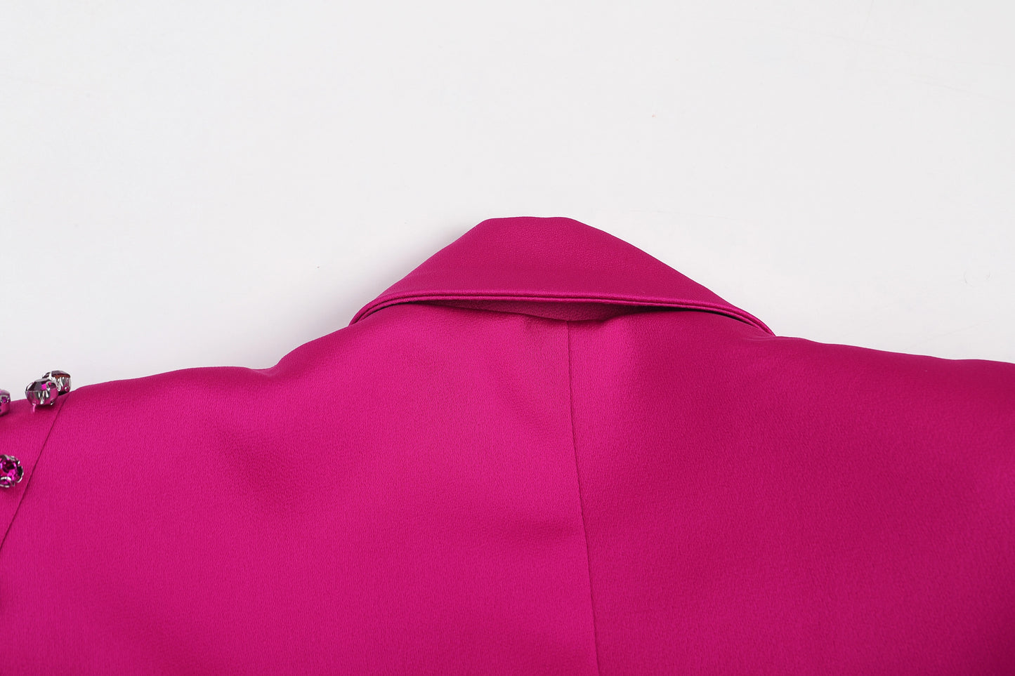 Hand Sewn Diamond Embellished Suit Dress (Also Available in White)