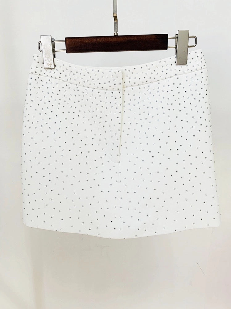 Diamond Blazer Skirt Set