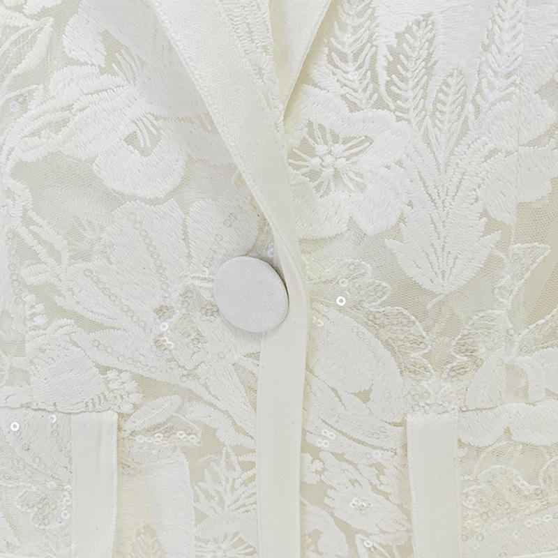 Glam Sequin Lace Suit (2 Colors)