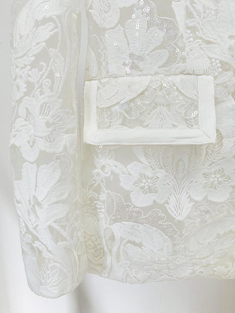 Glam Sequin Lace Suit (2 Colors)