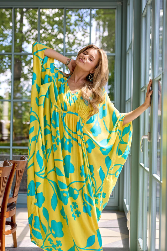 Bold Floral Kaftan